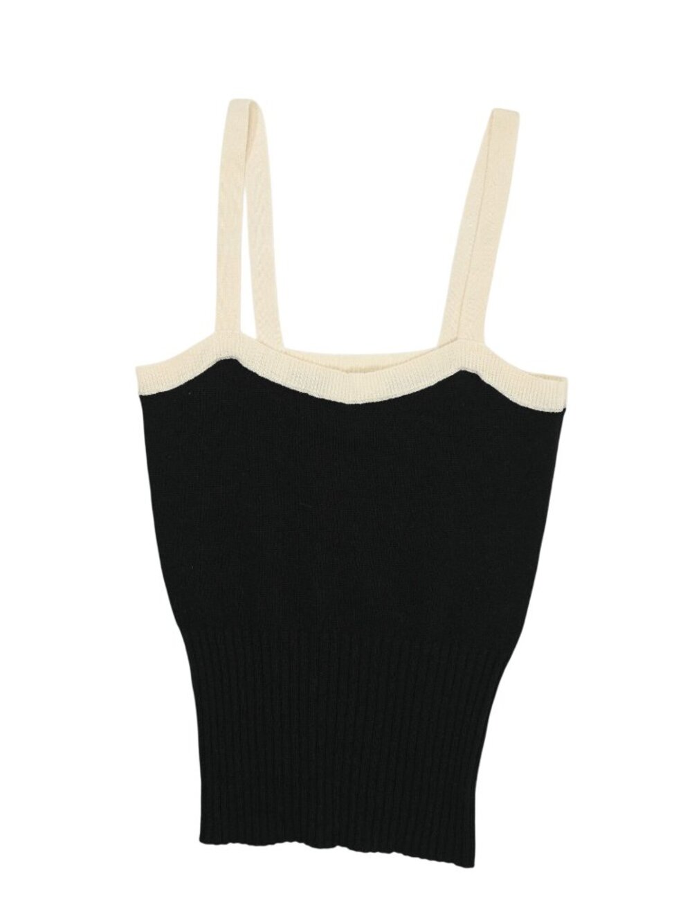 G Label by Goop Castner Sweater Tank in Black